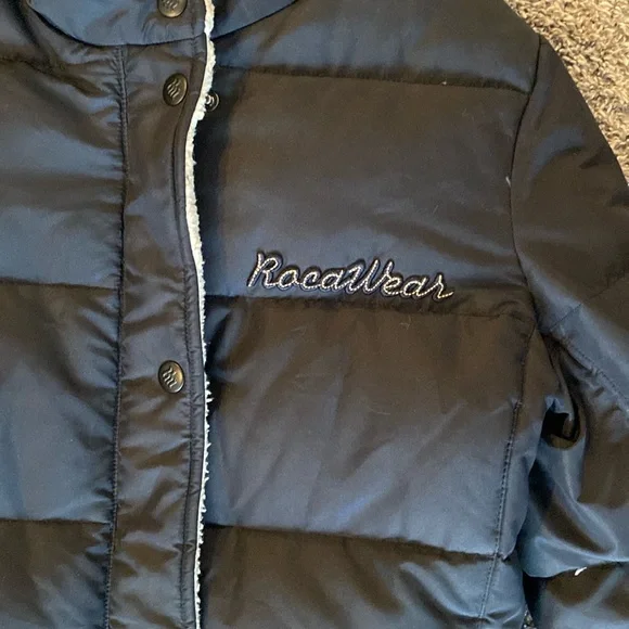 RocaWear *Vintage Y2K* Duck Down / Feather Black Puffer Jacket, Women’s L